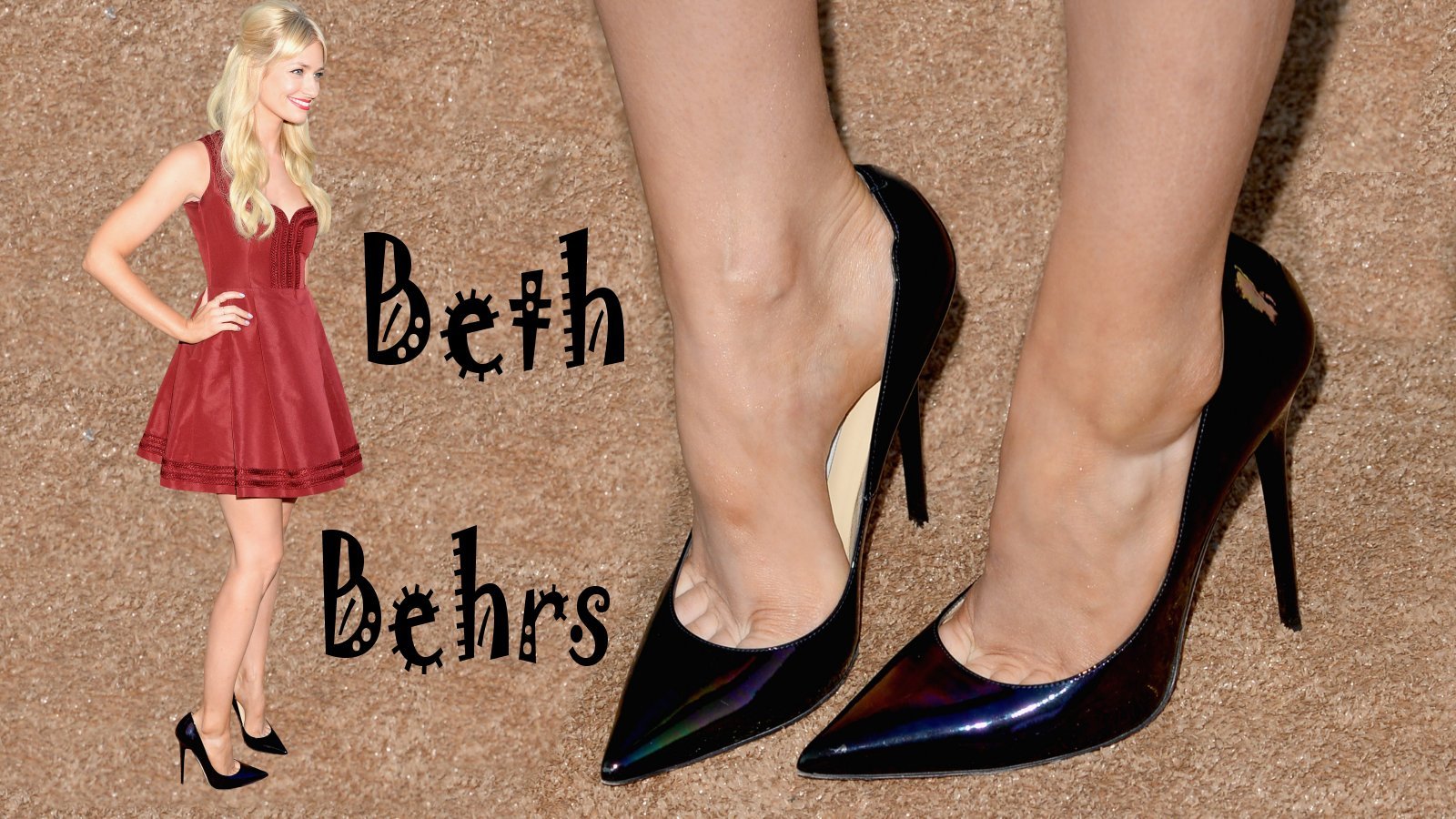 Beth Behrs S Feet