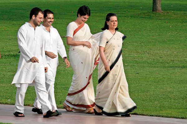 Sonia Gandhis Feet 