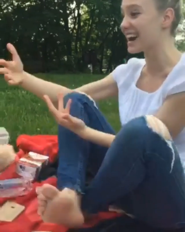 Feet of Aleksandra Nesterova