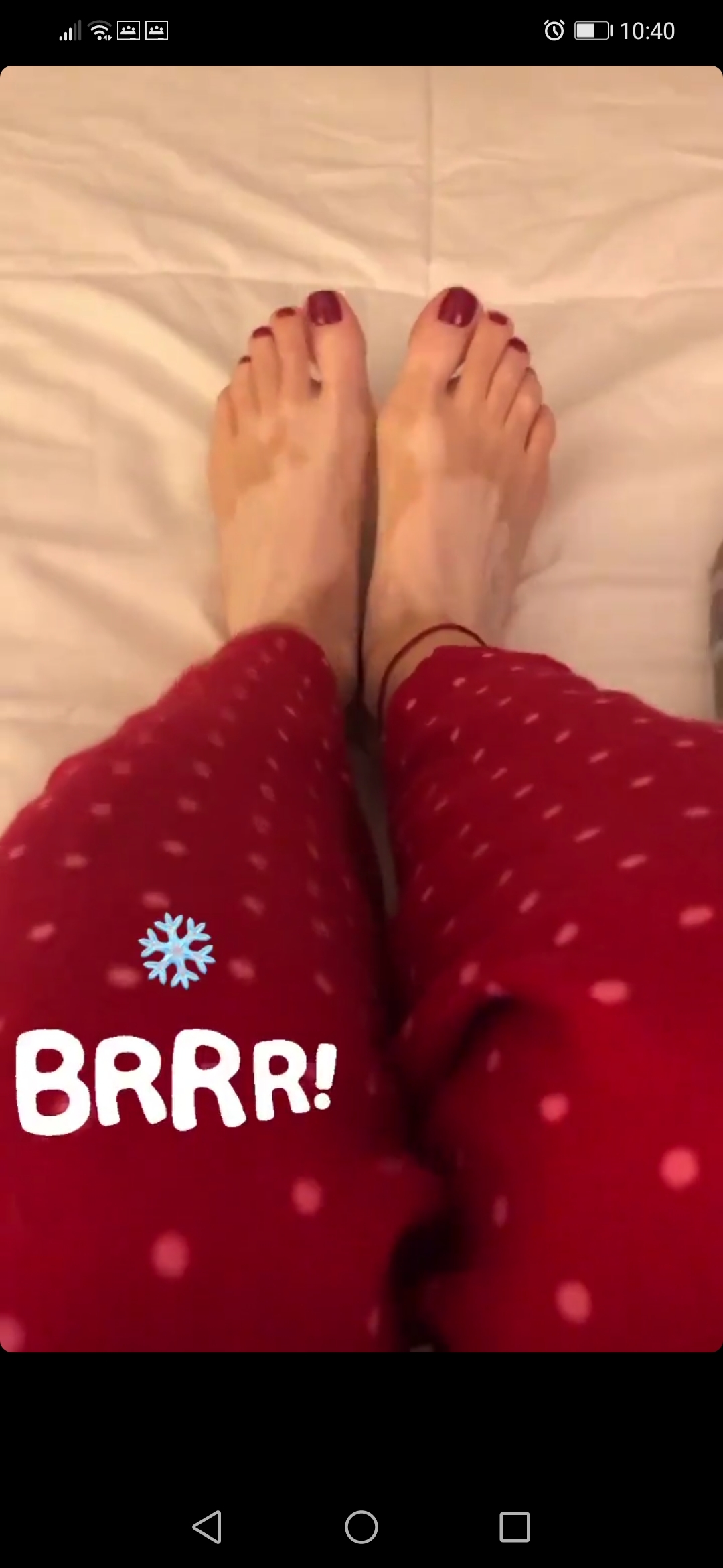 Feet of Alexia Almeida