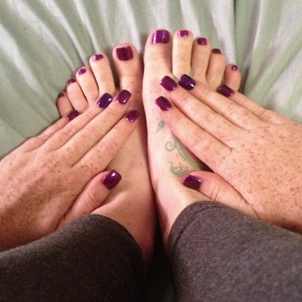 Allison Wyte's feet