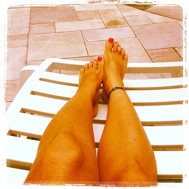 Feet of Ana Paula Saad