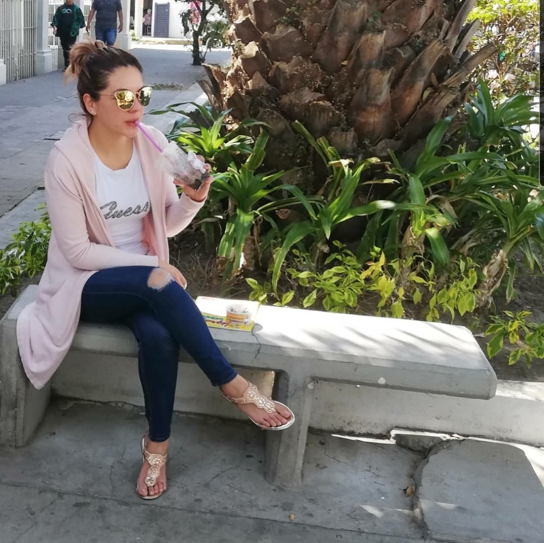 Feet of Andrea Arámburo