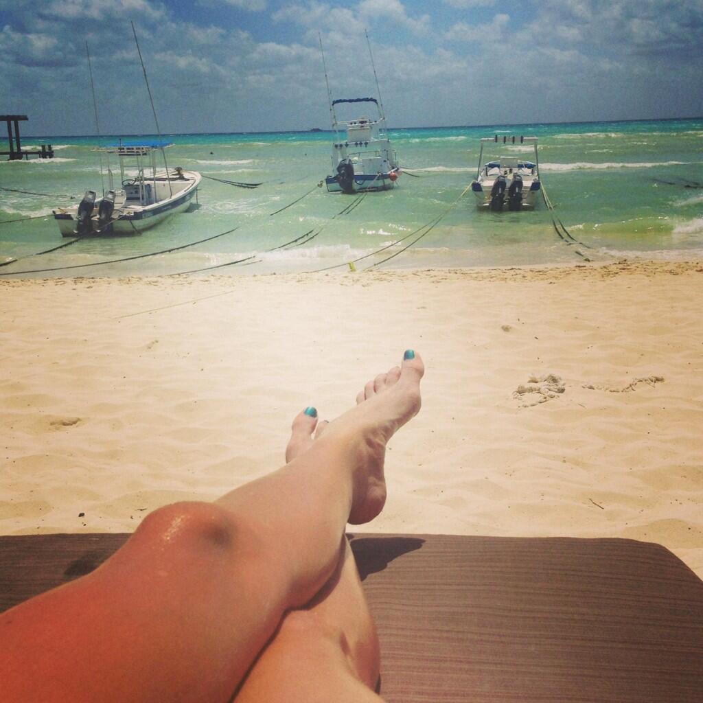 Feet of Andrea Escalona