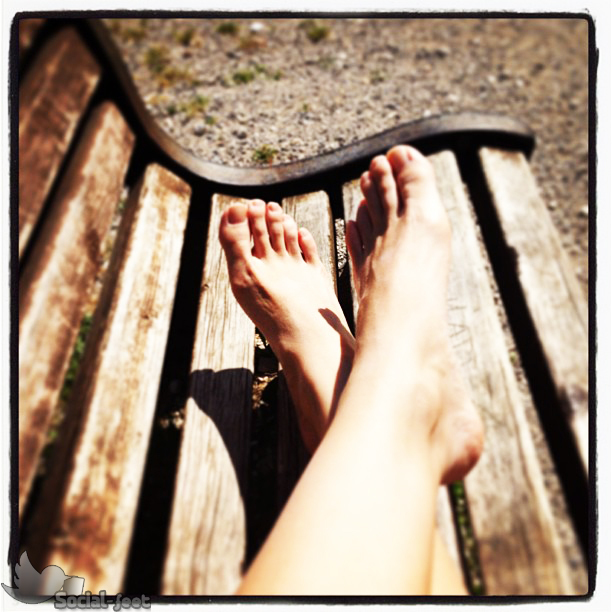 Feet of Andrea Osvárt