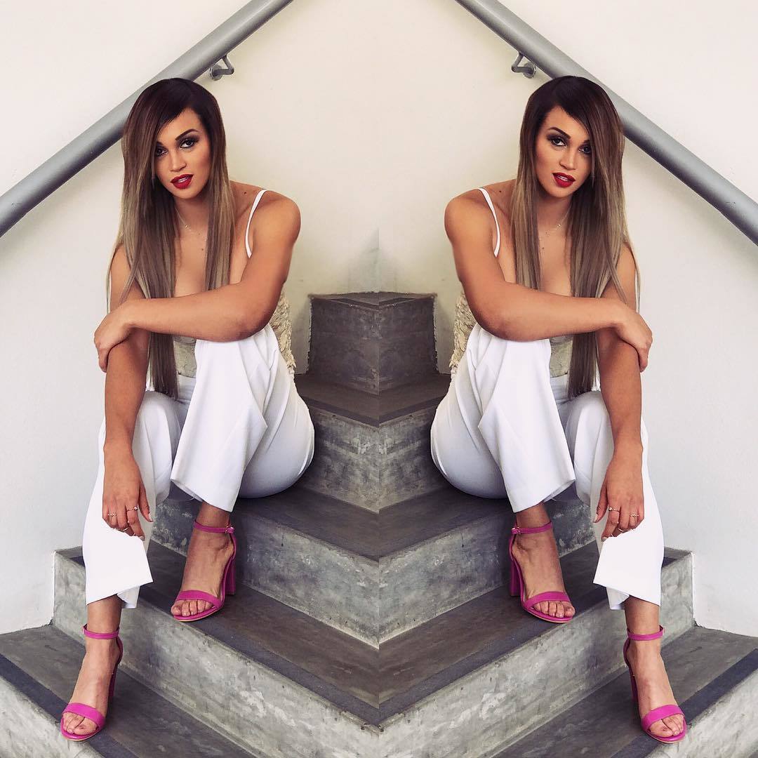 Feet of Angie Arizaga