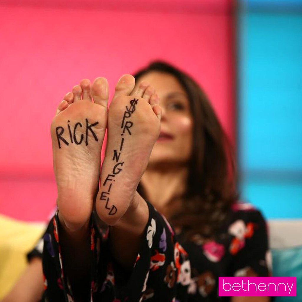 People who liked Bethenny Frankel's feet, also liked.