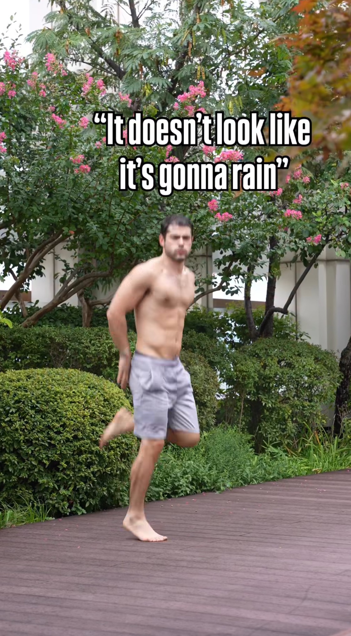 Bruno Babas feet in a casual setting