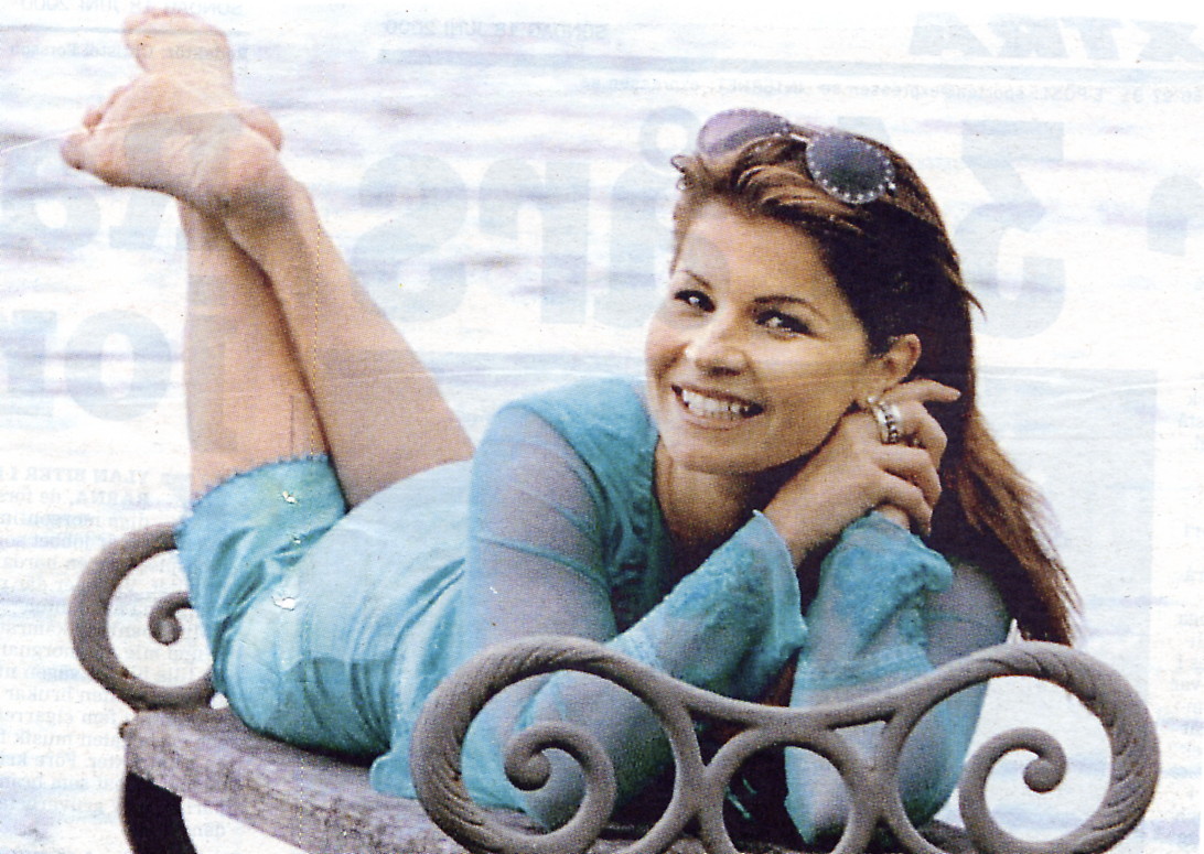 Feet of Carola Häggkvist