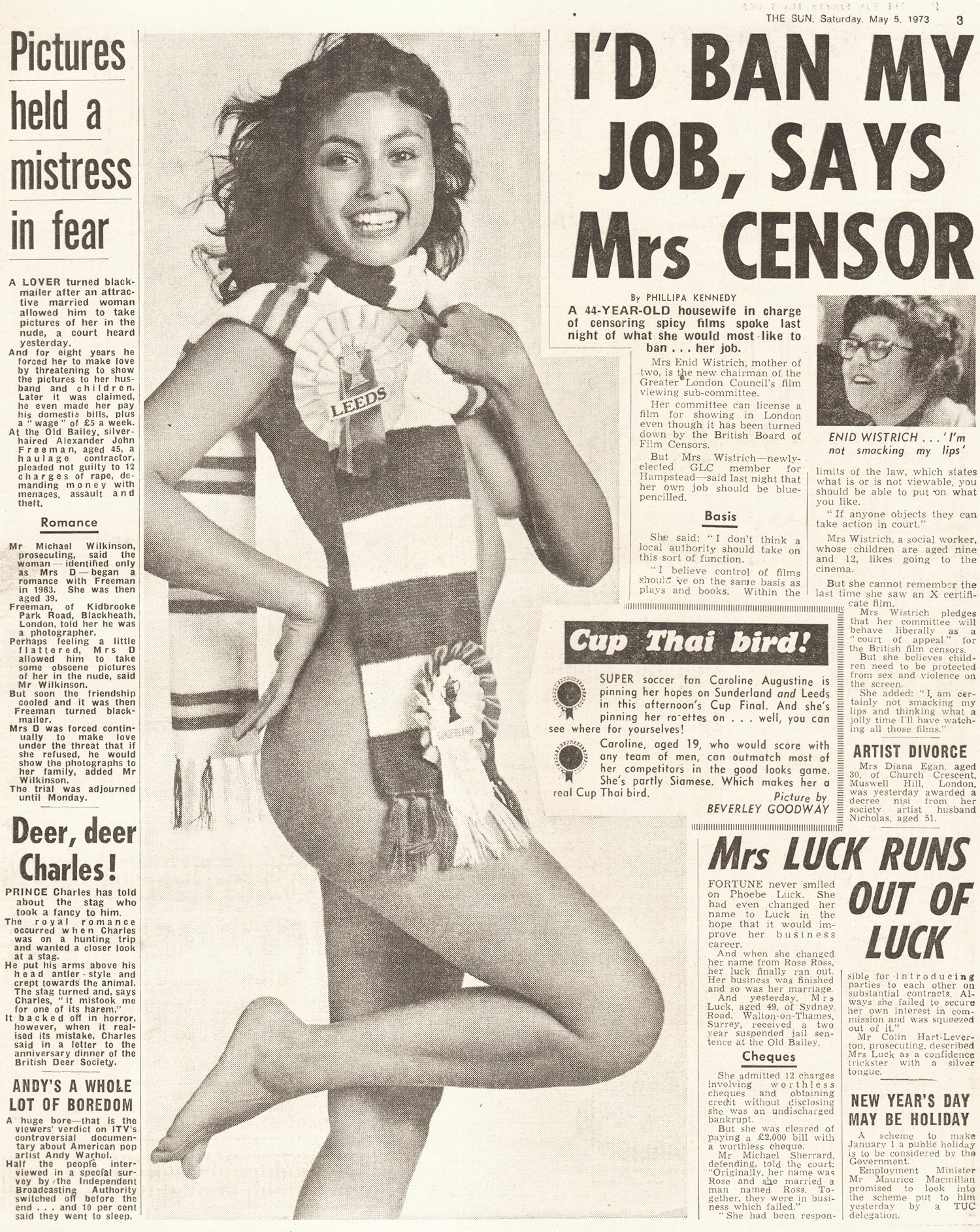 Carole Augustine's feet