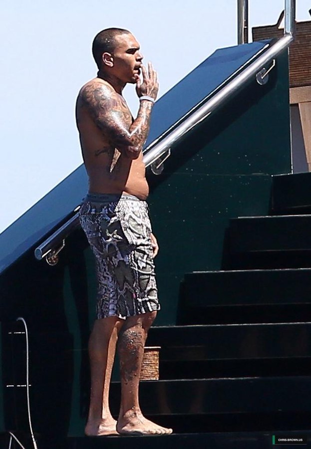 Chris Brown's Feet
