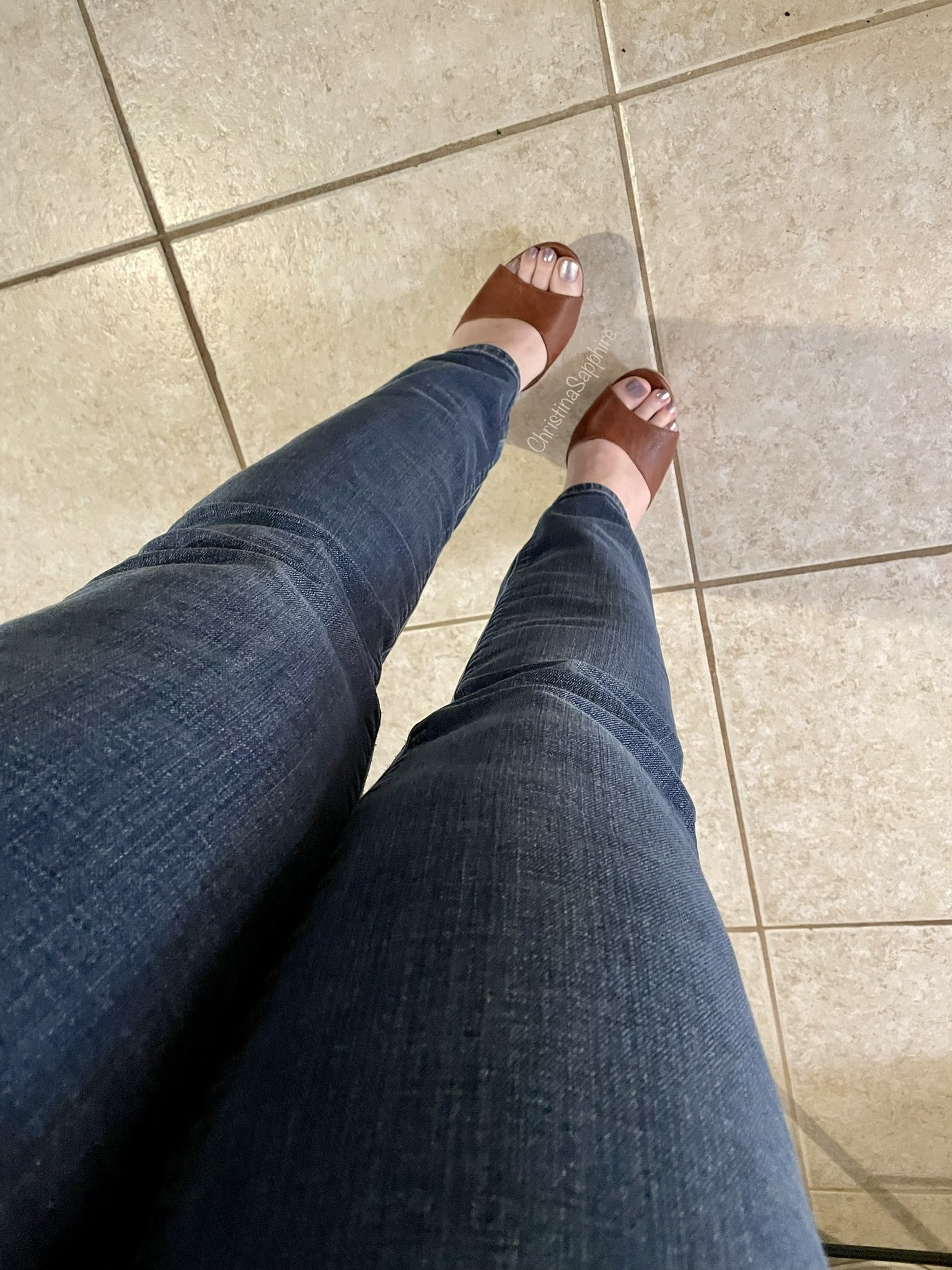 Christina Sapphire's feet