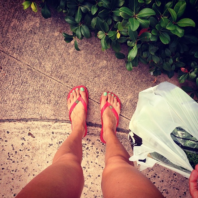 Feet of Cristina Warner