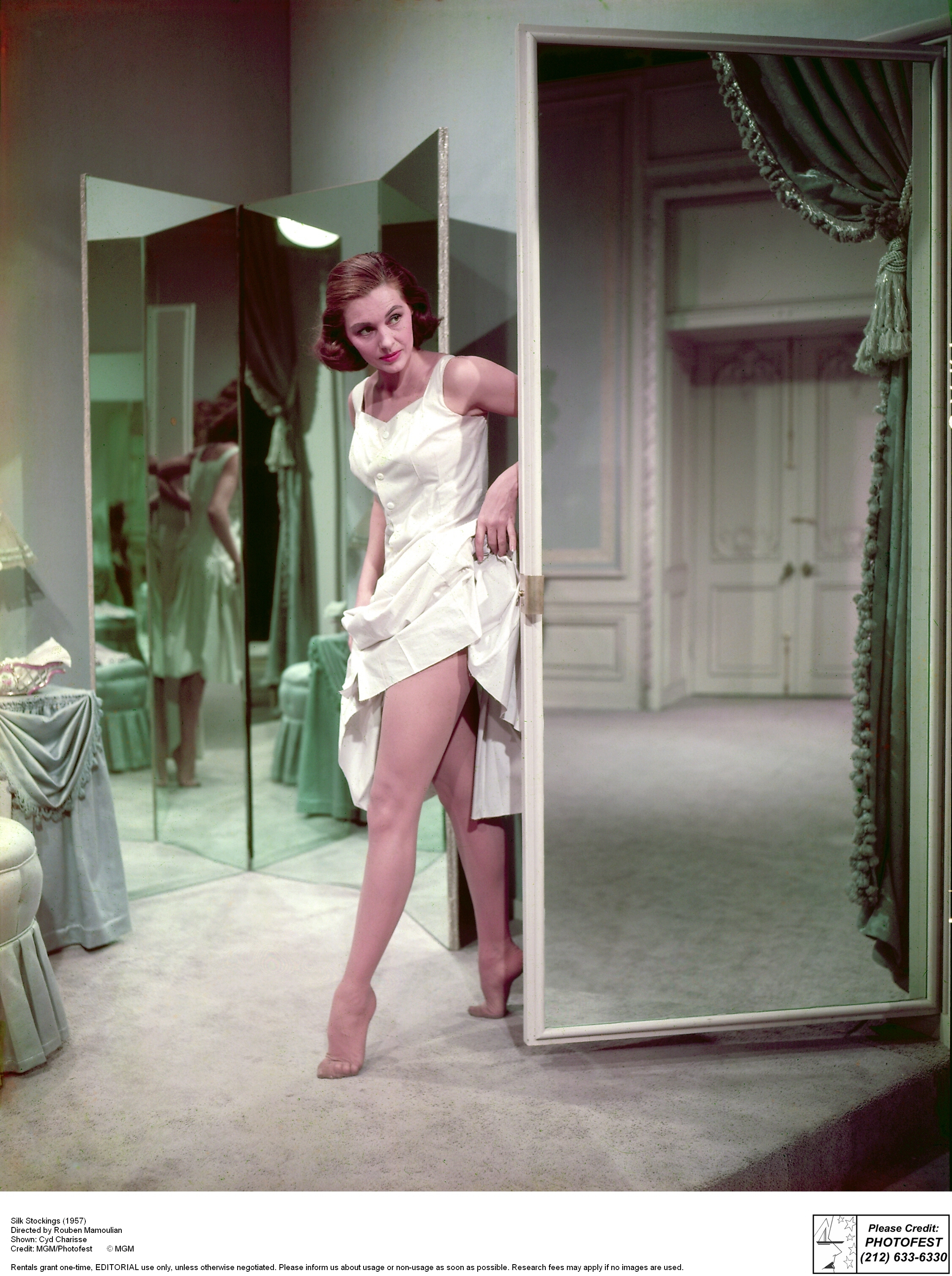 cyd charisse silk stockings