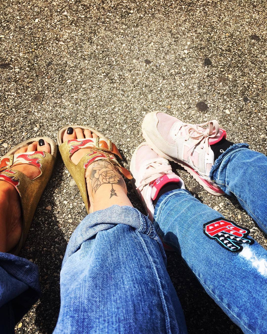 Feet of Daphné Bürki