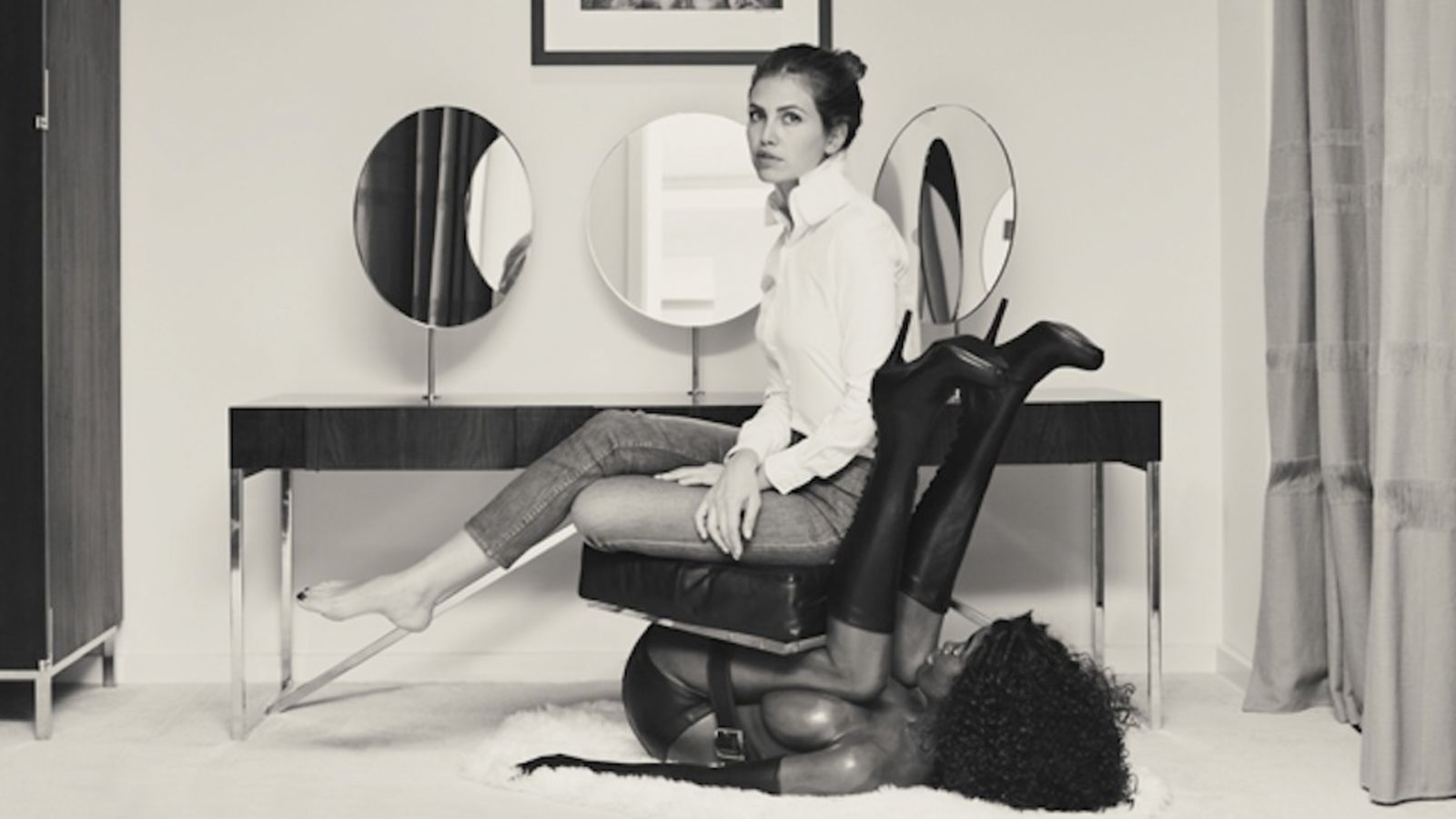 Feet of Dasha Zhukova