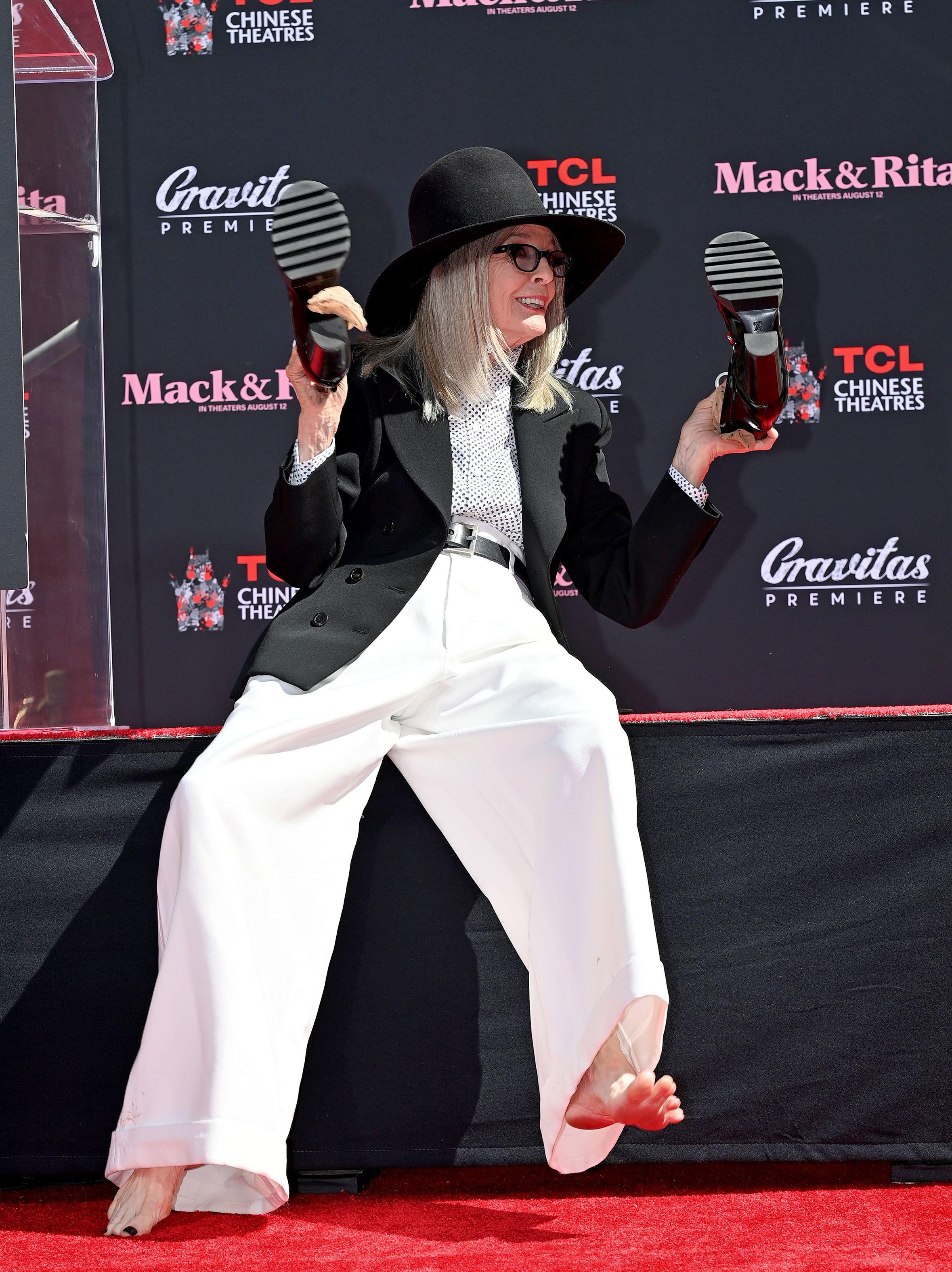 WHY DIANE KEATON CHOSE BARE FEET FOR WALK OF FAME – Janet