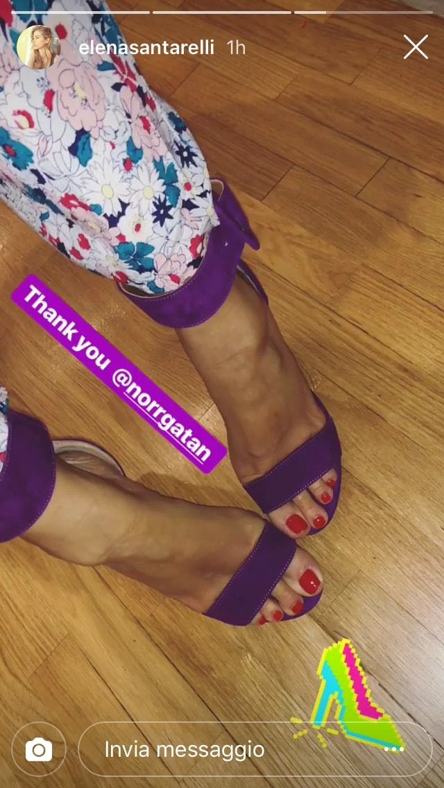 Elena Santarellis Feet 