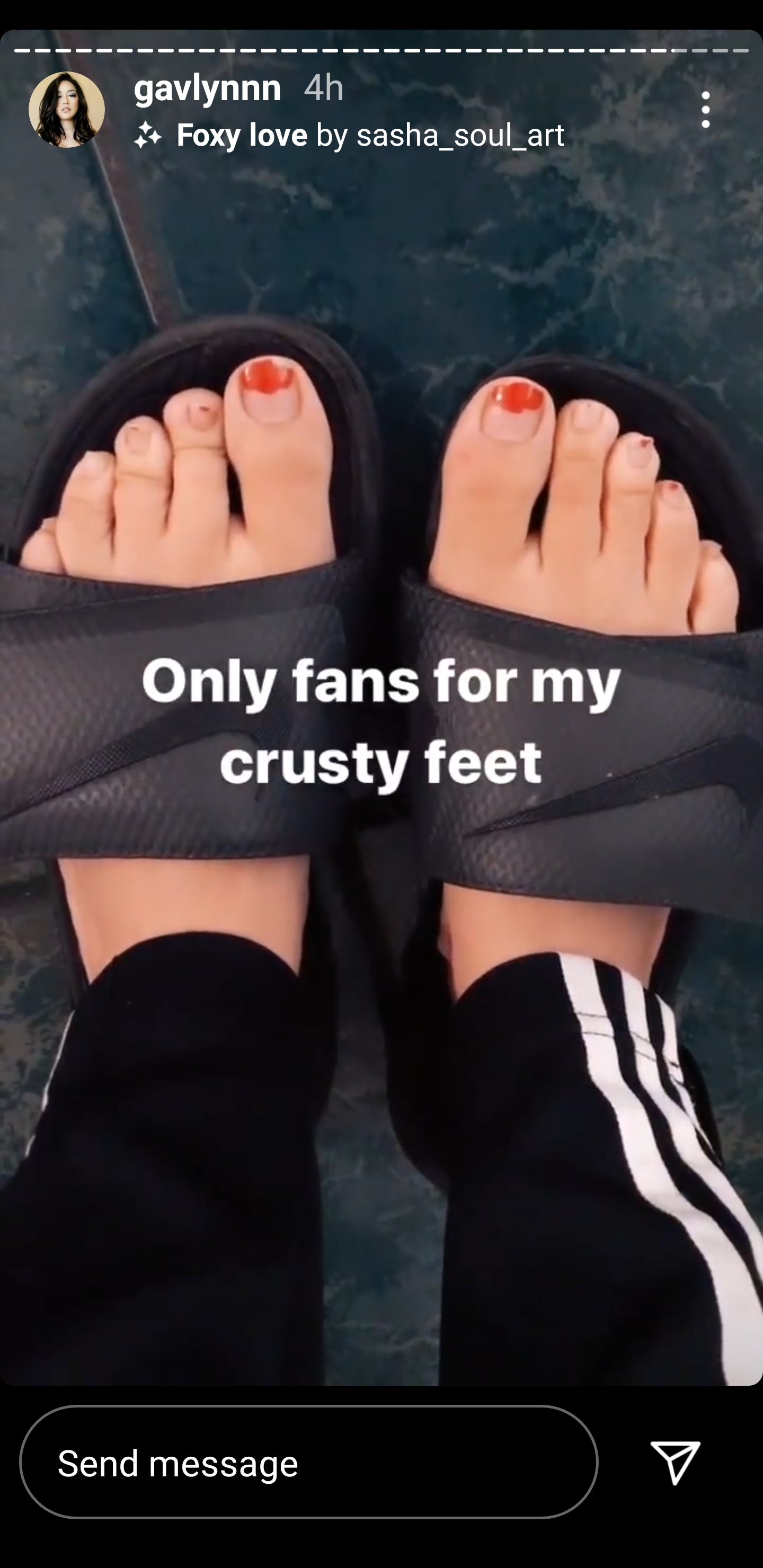 Feet only account fans Top 5