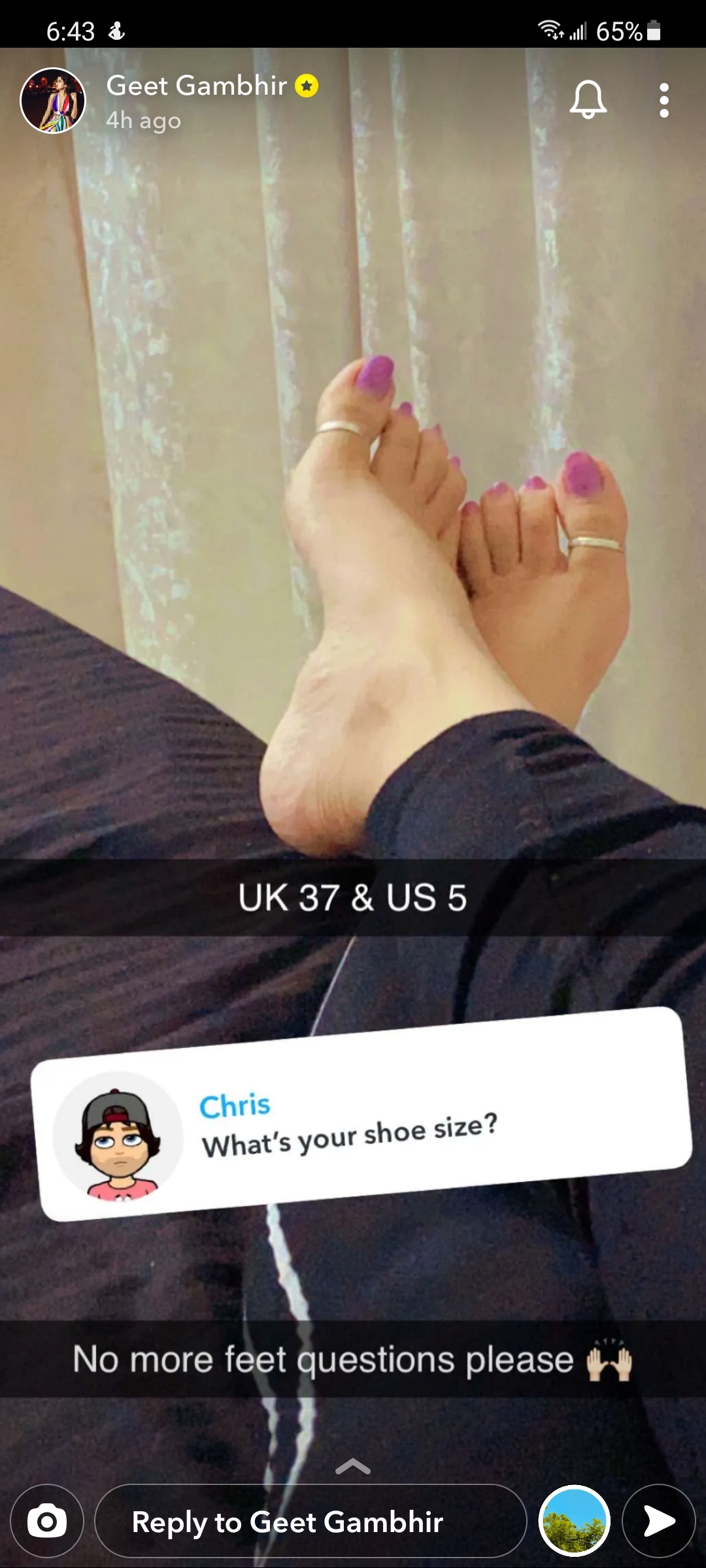 Feet snapchat How to
