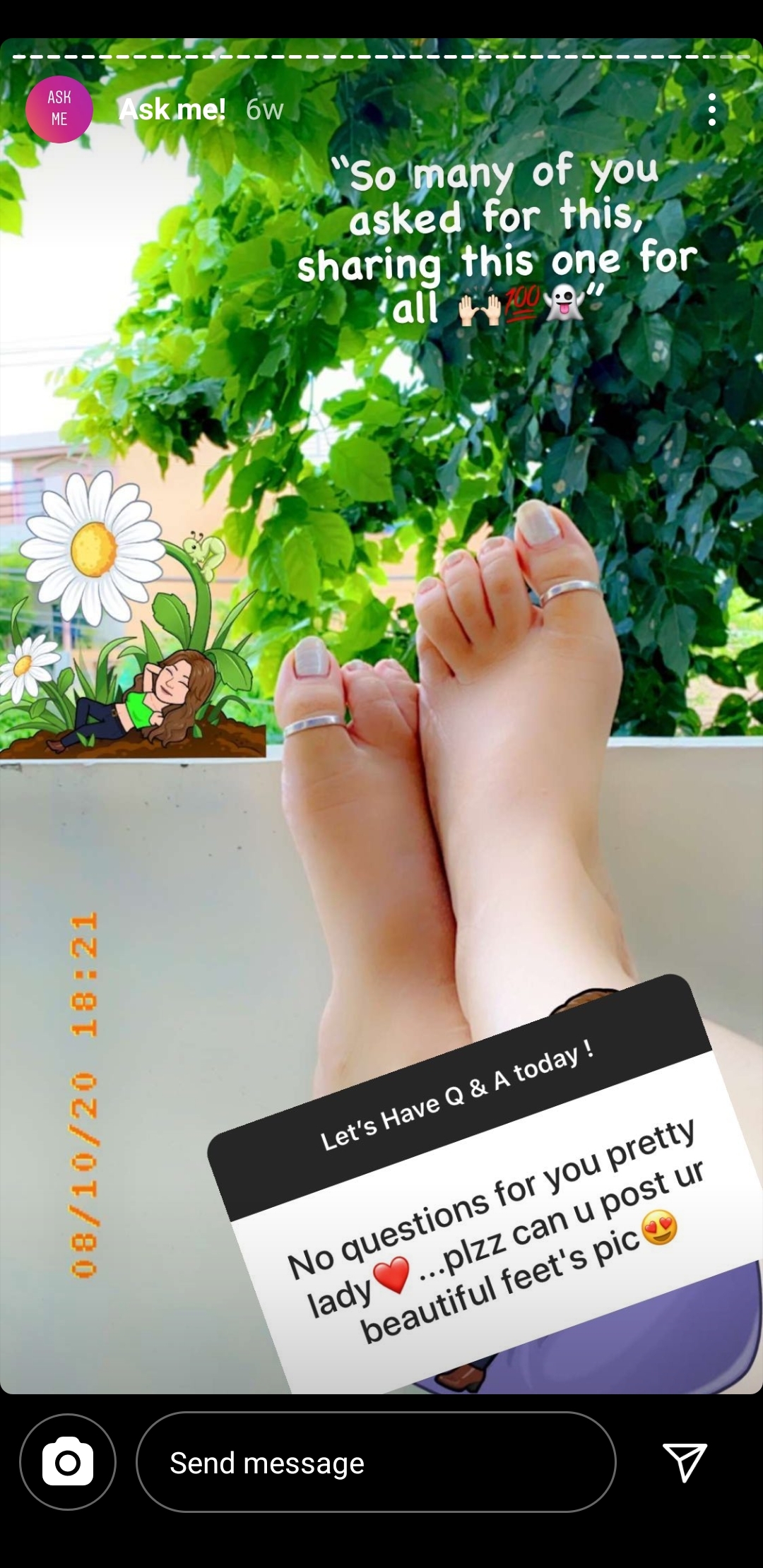 Feet of Geet Gambhir