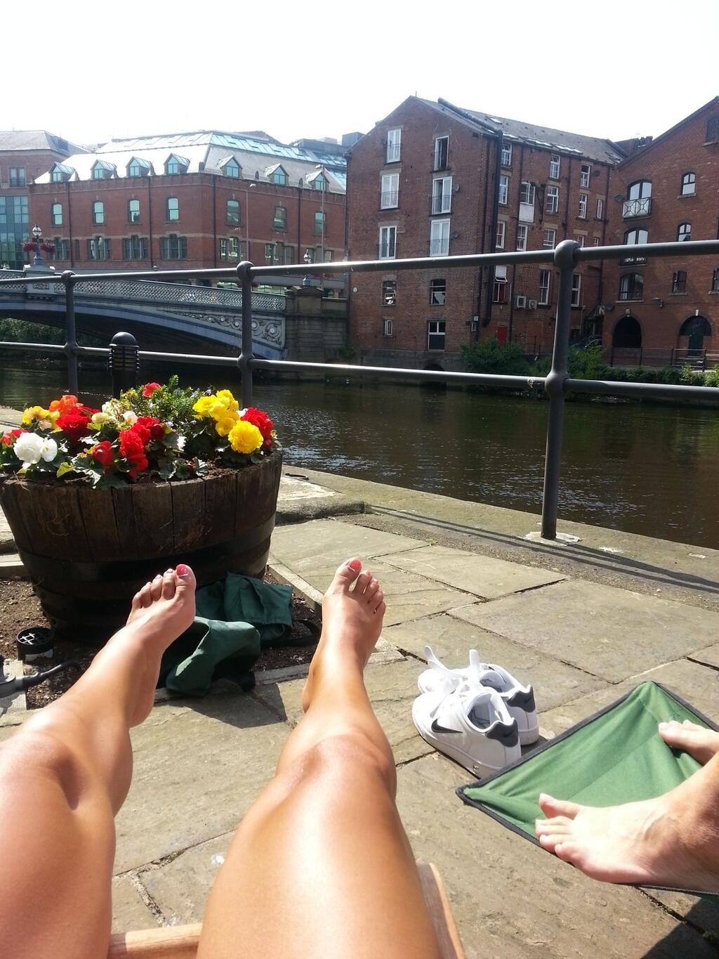 Feet of Gemma Oaten