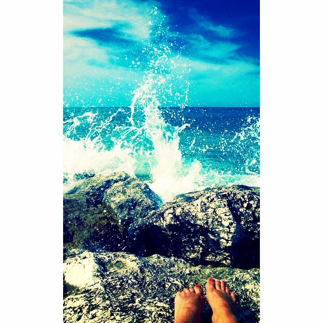 Feet of Giada Lini