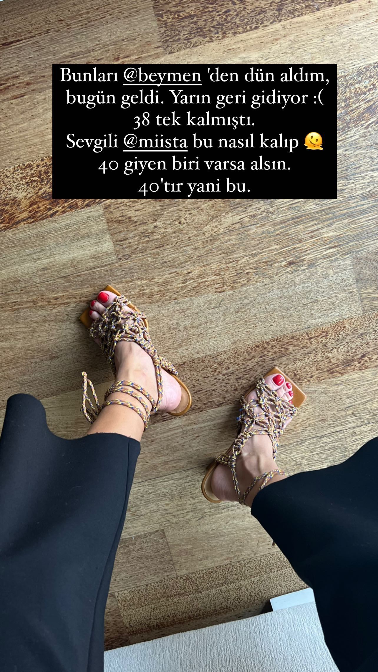 Feet of Gizem Barlak
