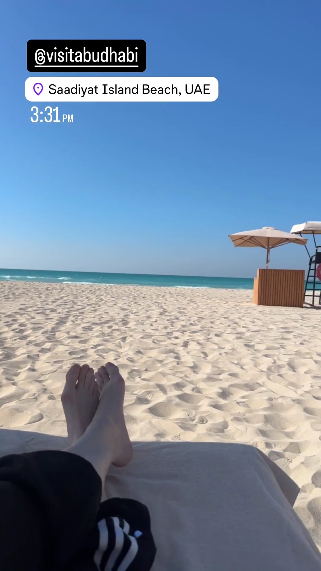 Grayson Boucher's feet