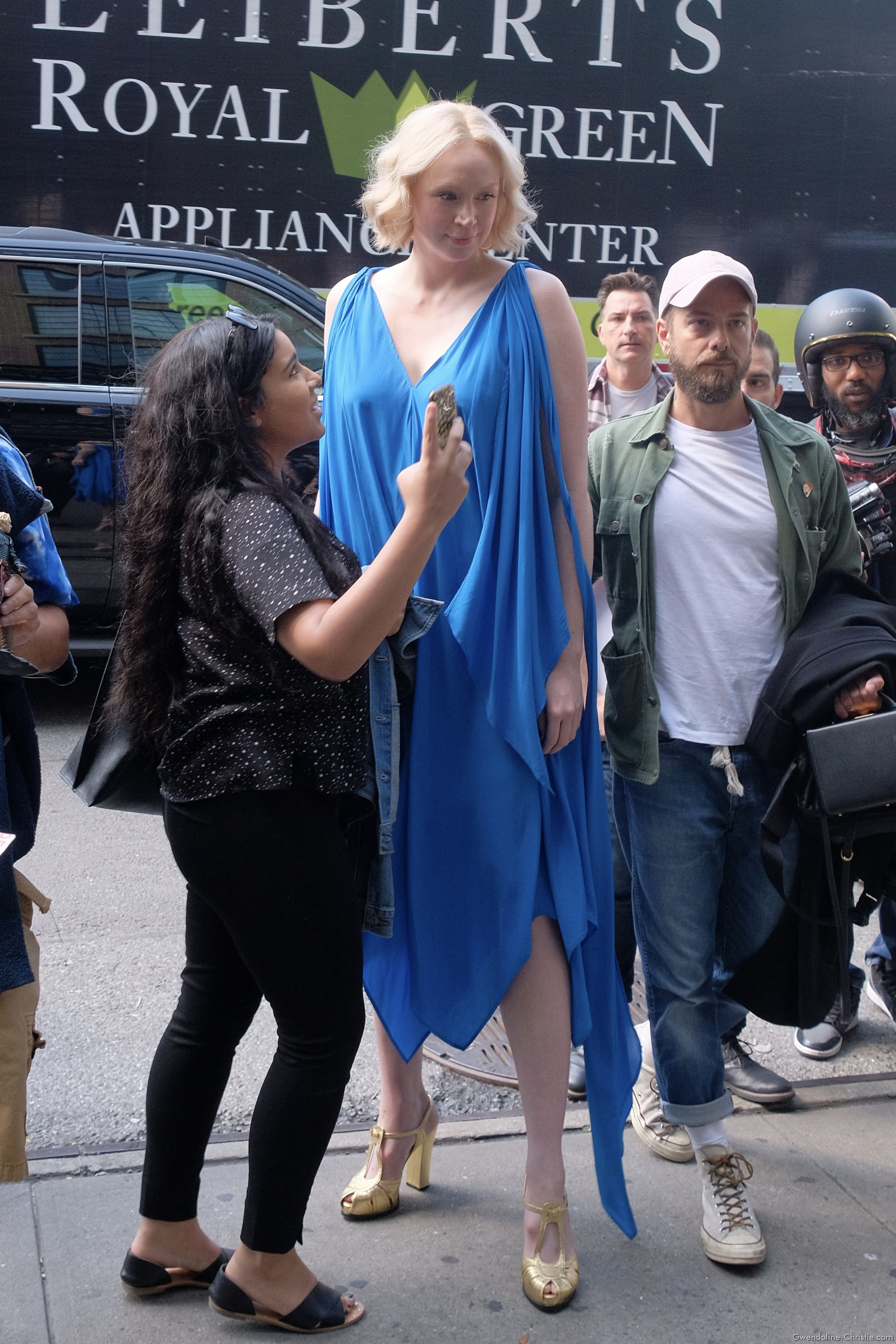 How tall is gwendoline christie in feet