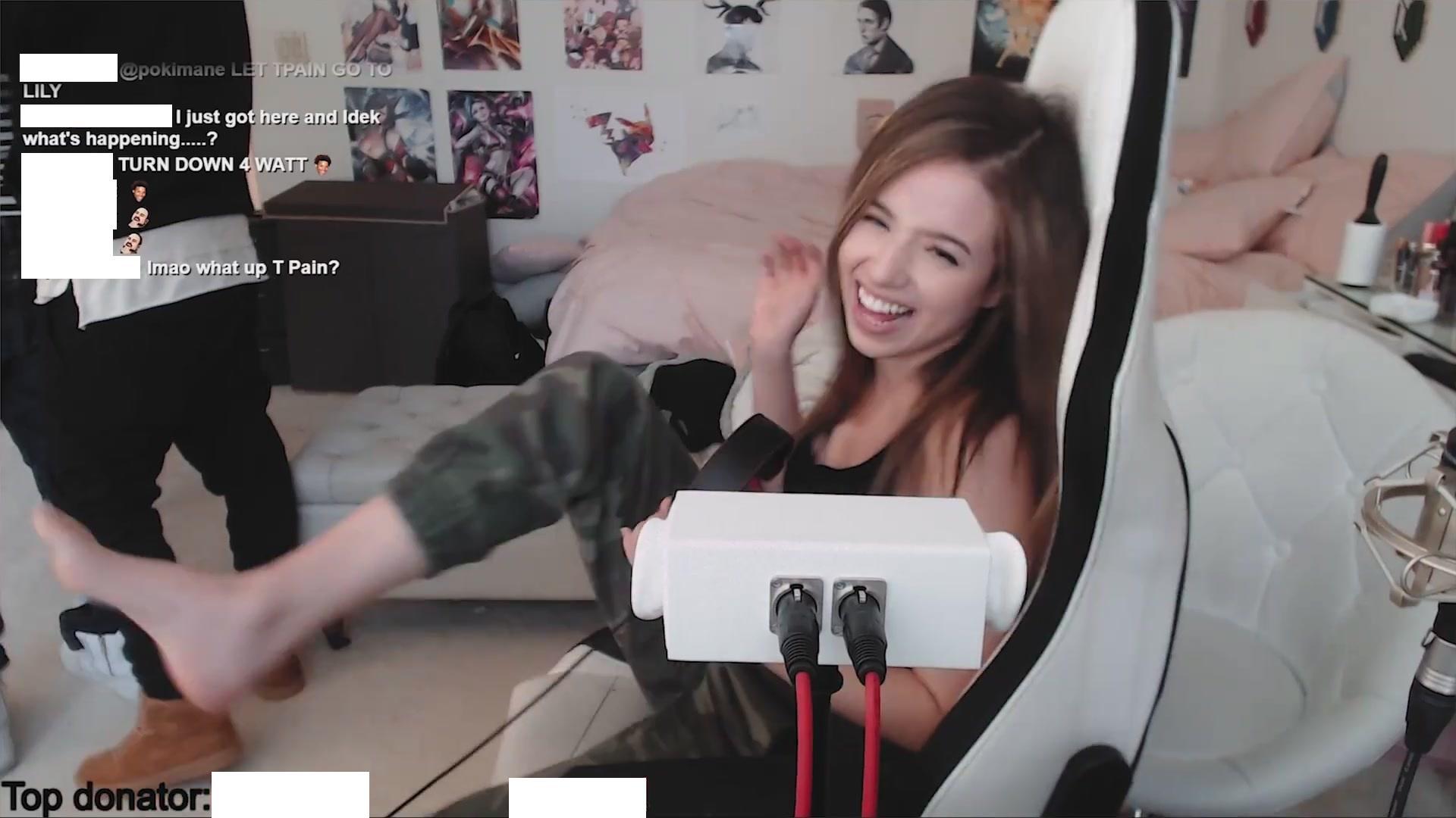 He poses as the fed, a simple editor, and stays with pokimane. 