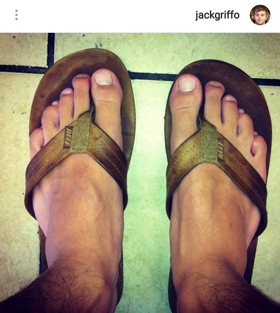 Jack Griffo's Feet