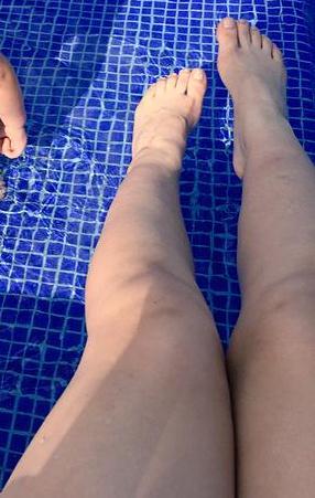 Feet of Jazmín López Villarreal