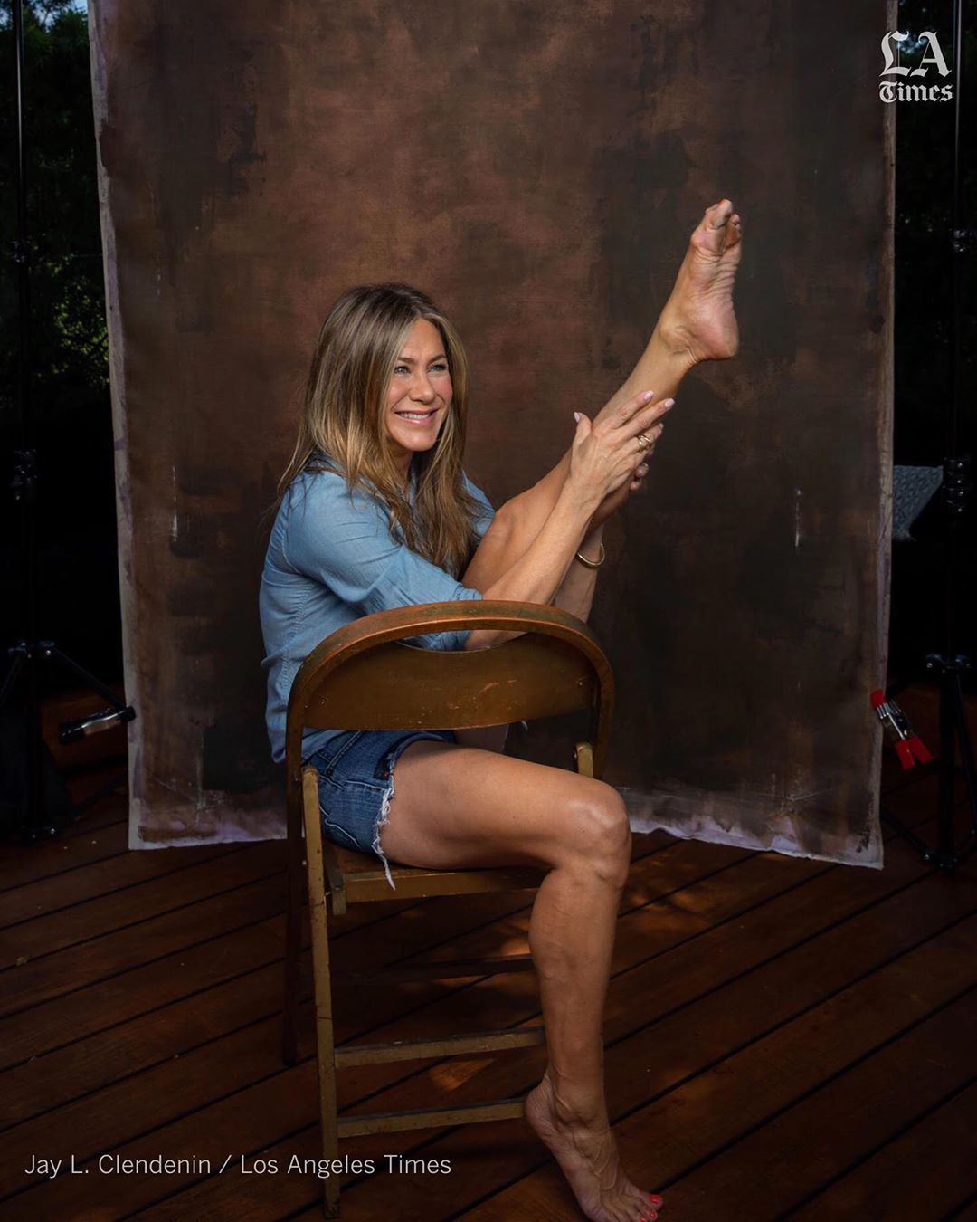 Aniston stockings jennifer 10 times