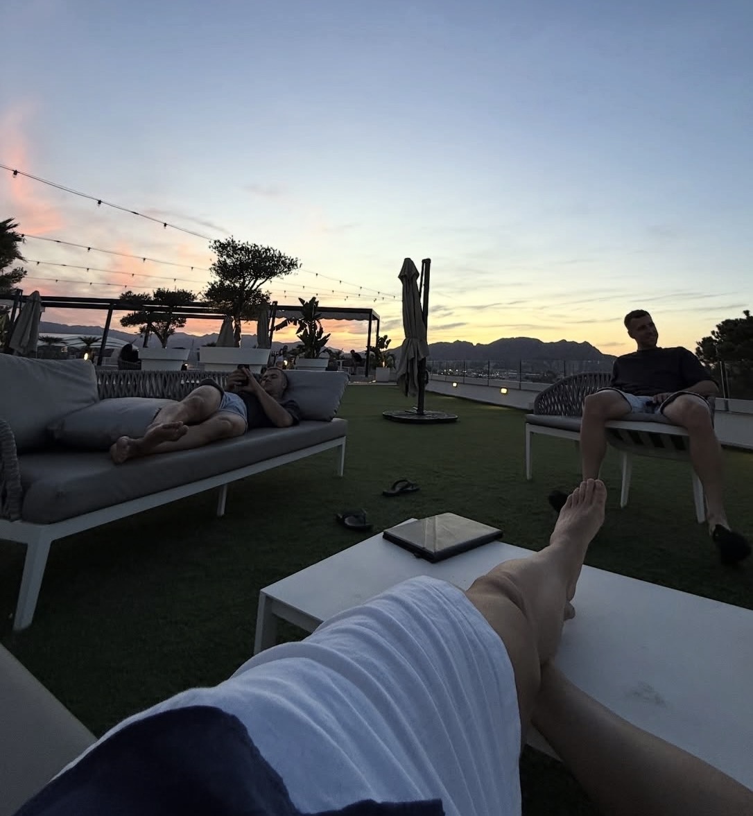 Jenning de Boo's feet