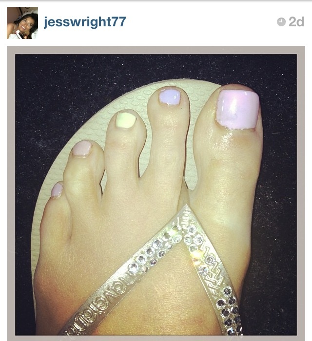 Feet of Jessica Wright