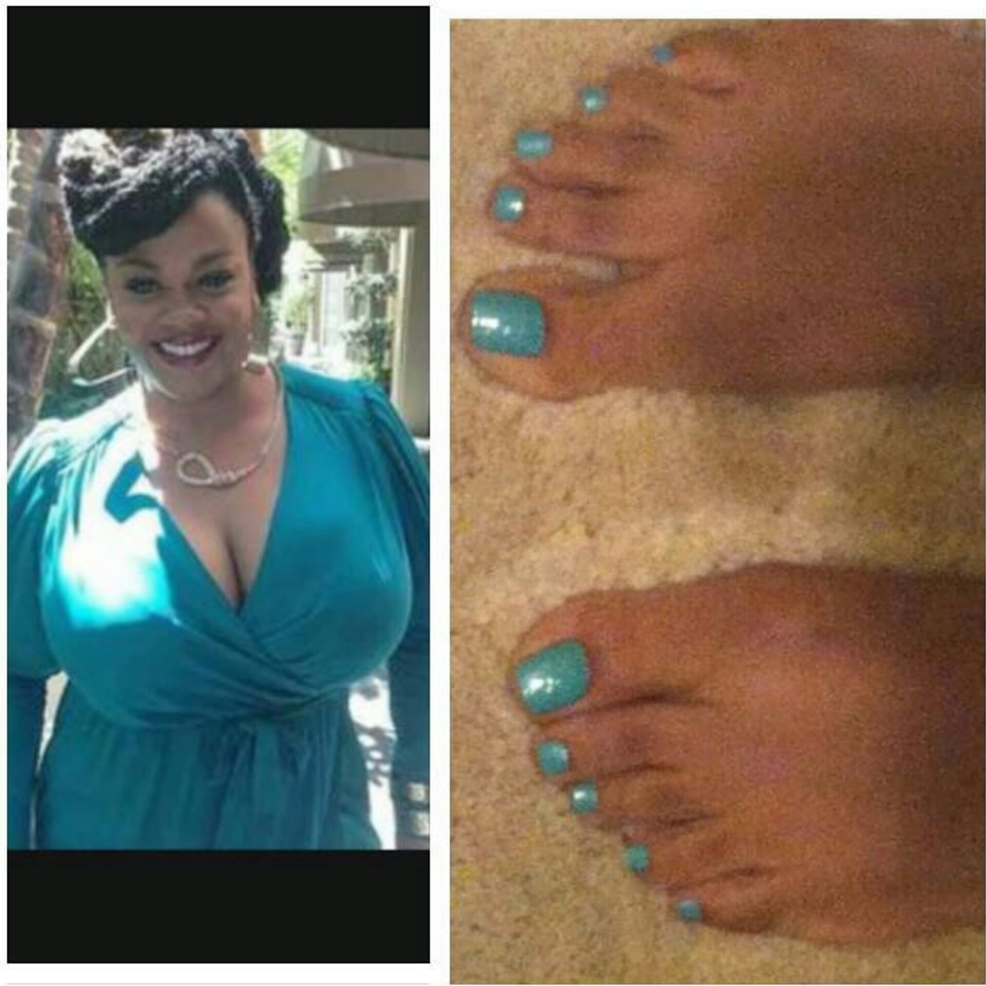 Ebony feet in nylons