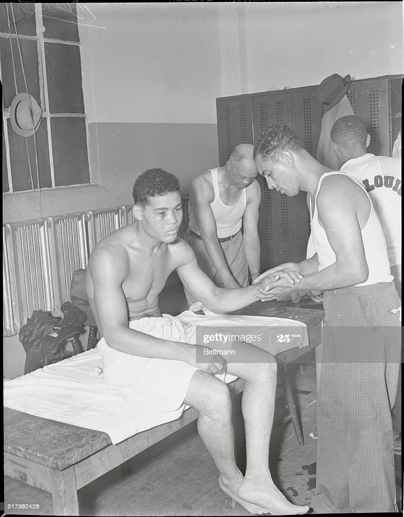 Boxer Joe Louis by Bettmann