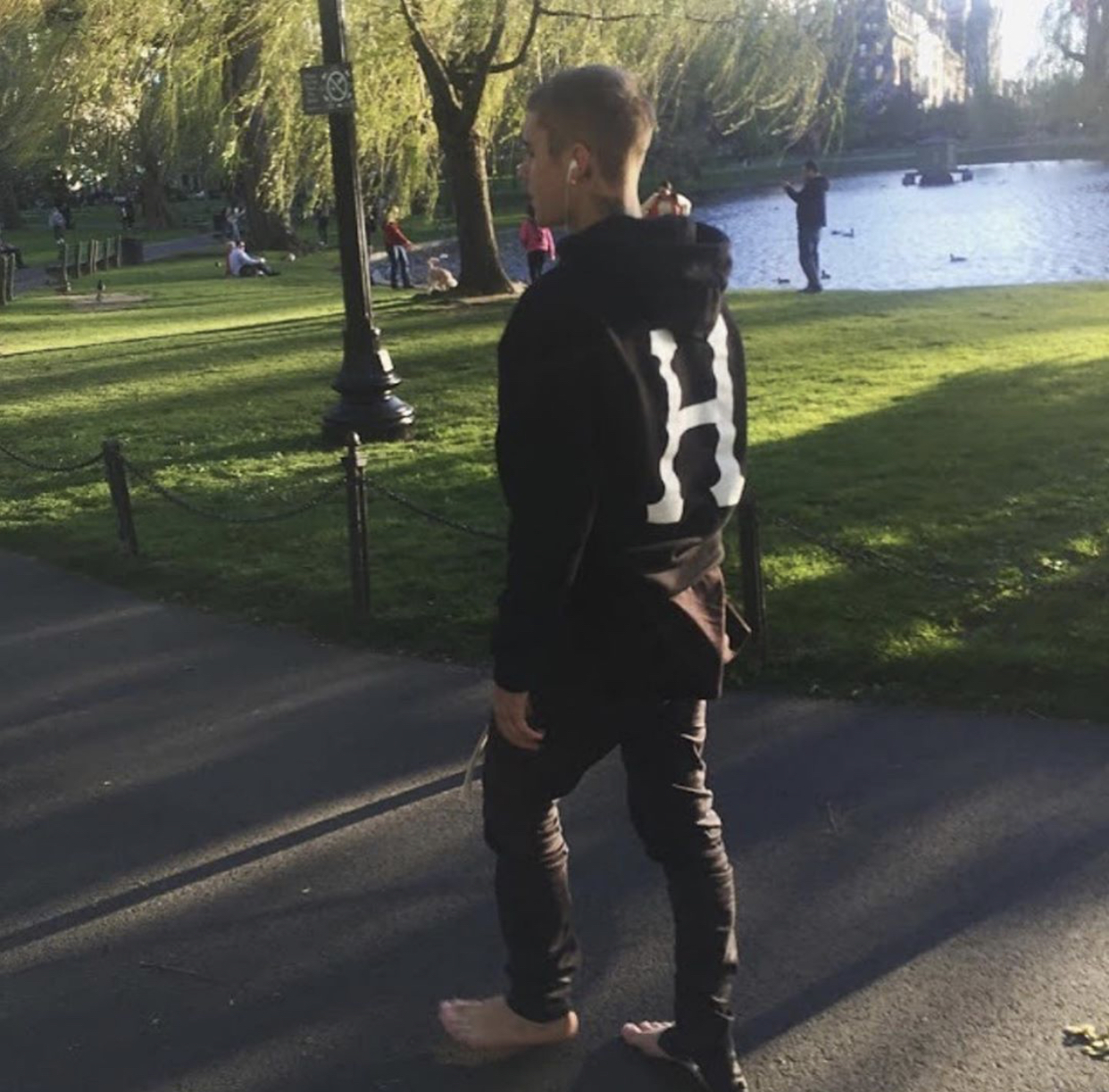 Justin Bieber's Feet