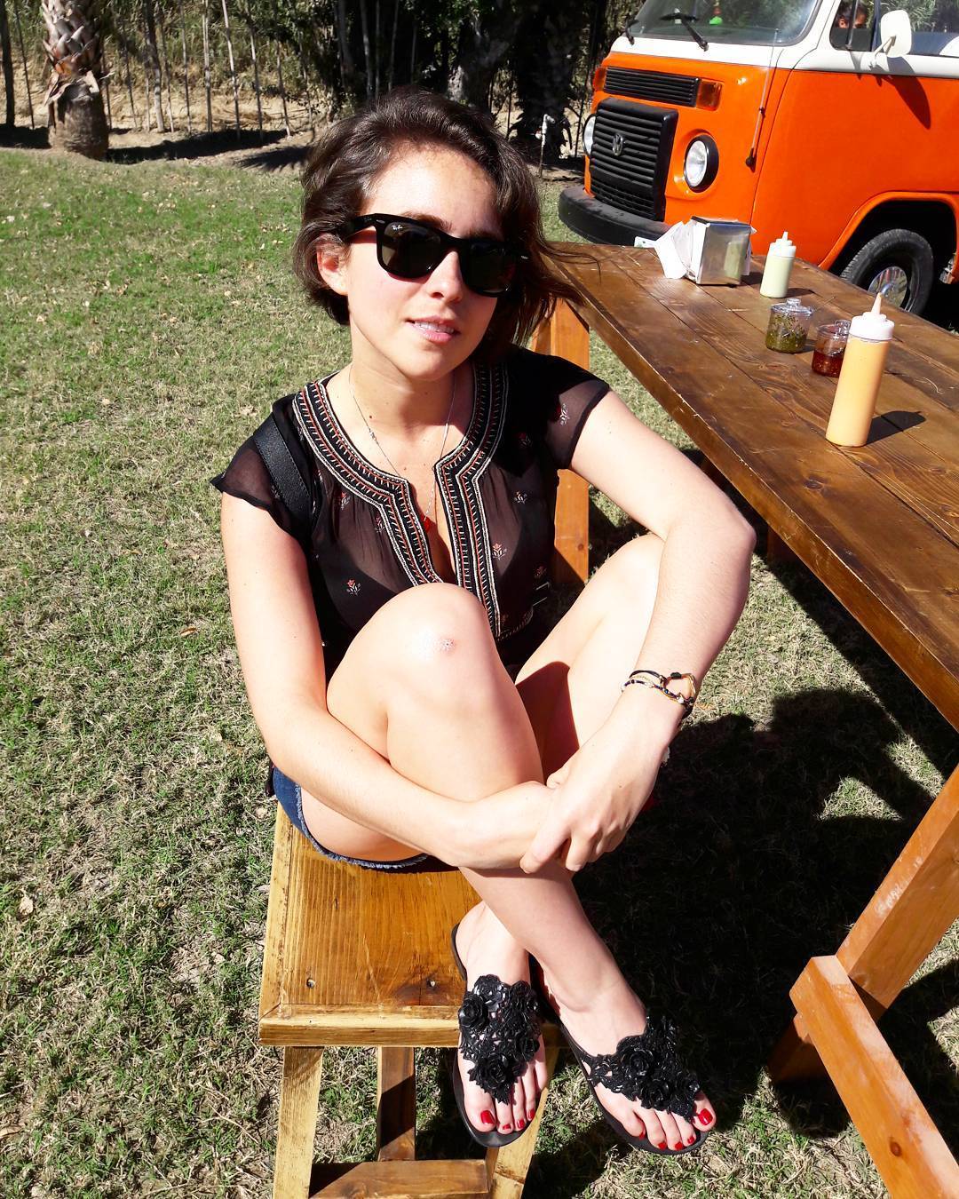 Feet of Karla Farfán