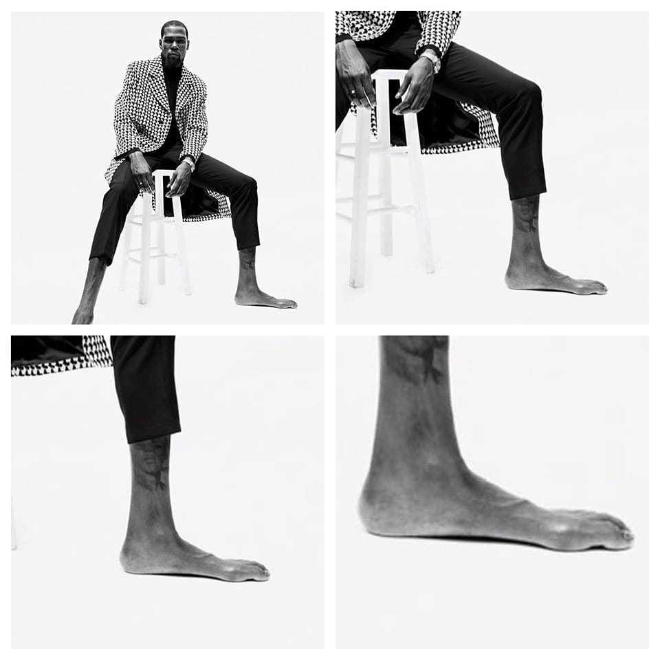 durant foot size