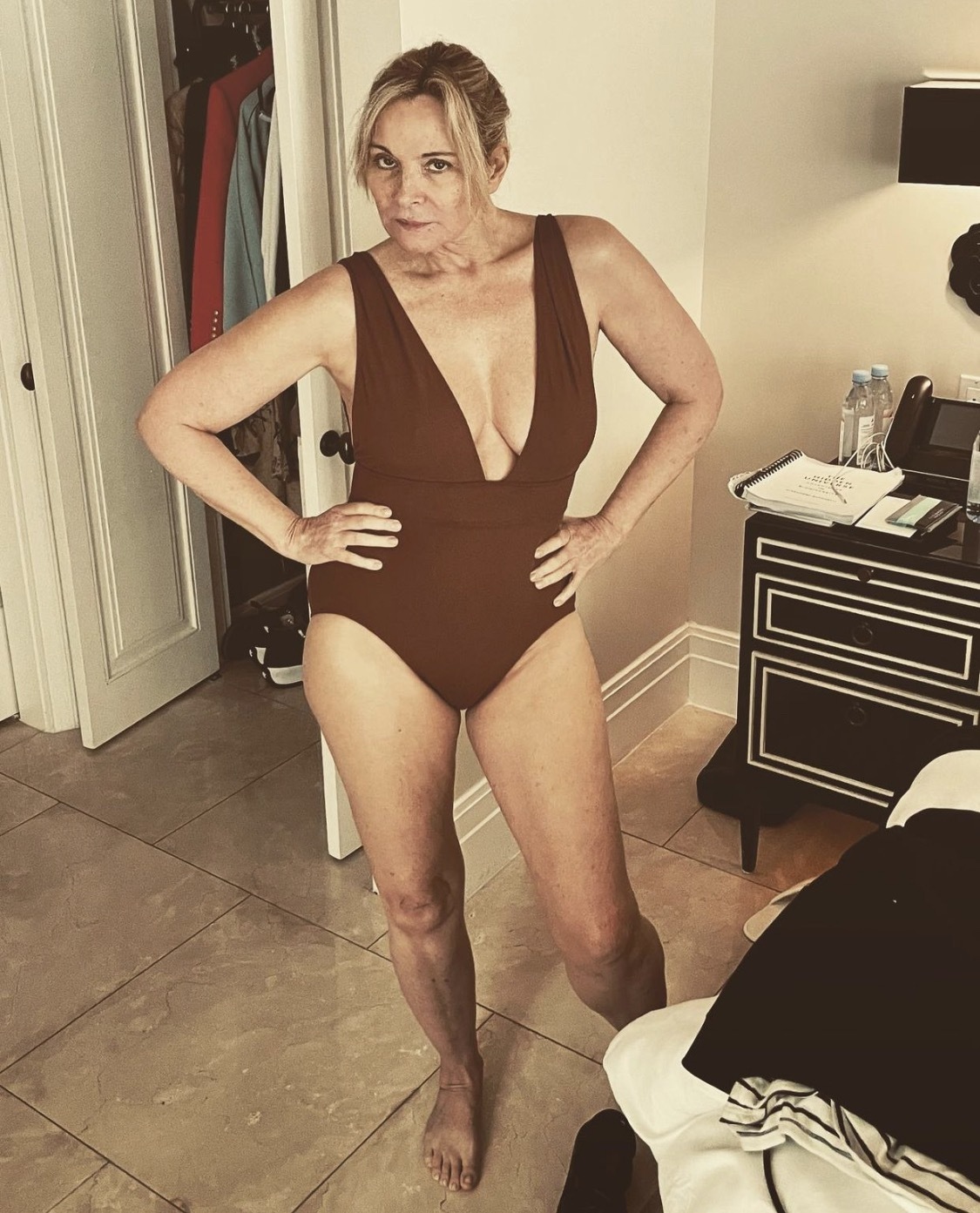 Kim cattrall swimsuit