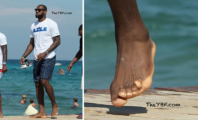 lebron foot size