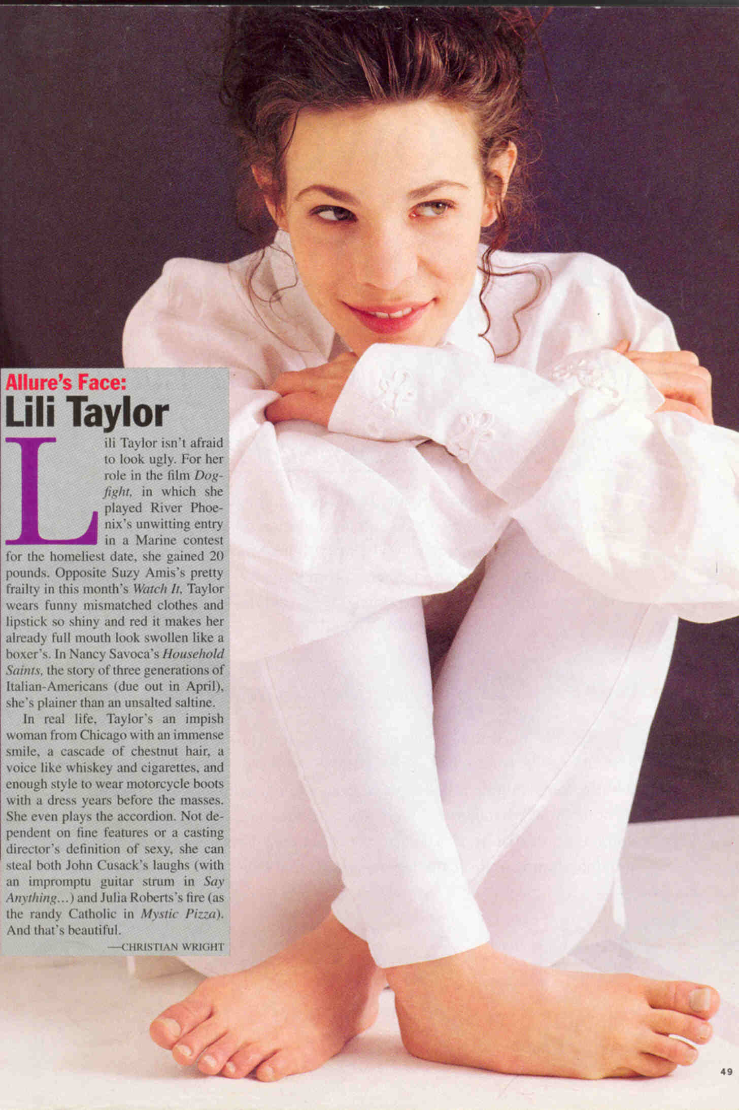 People who liked Lili Taylor's feet, also liked.