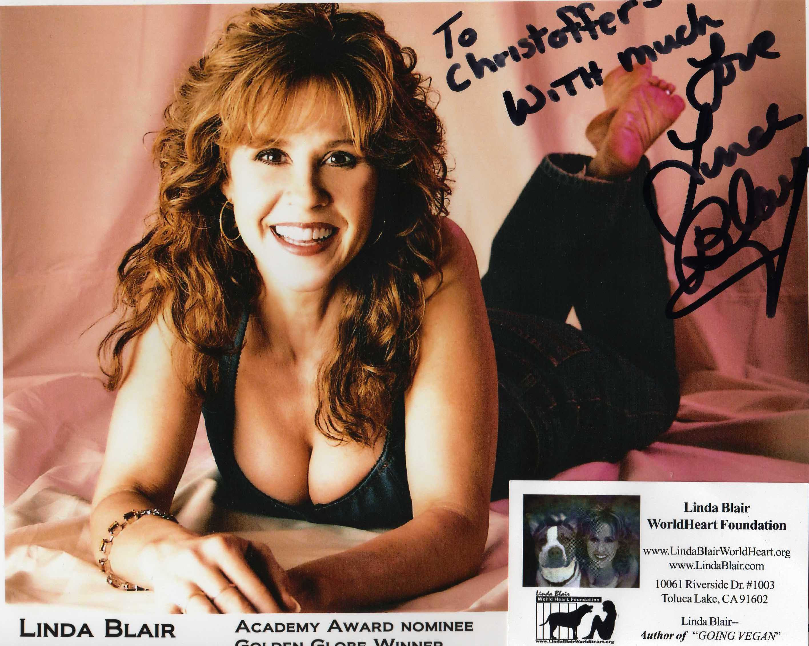 People who liked Linda Blair's feet, also liked.