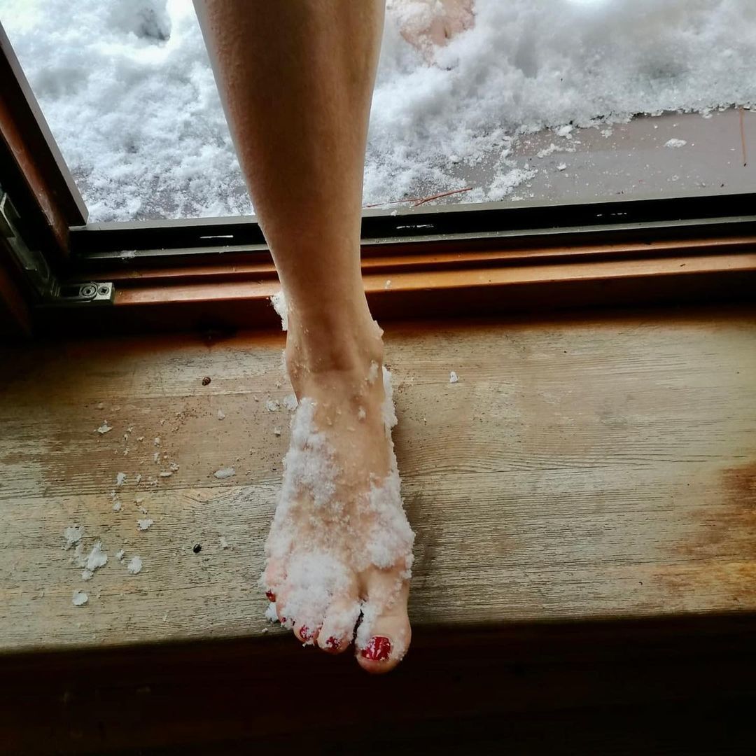 Lucie Benesovás Feet 