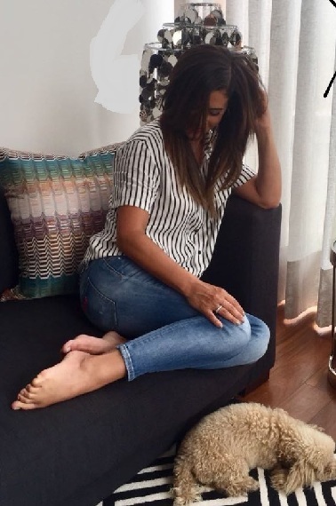 Feet of María Pía Copello