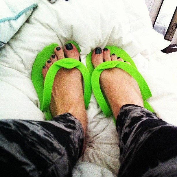 Feet of Melanie Pace