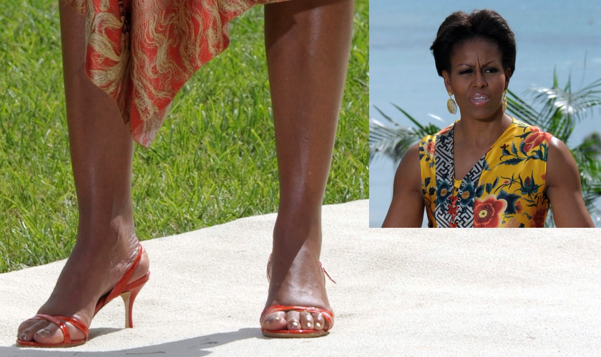 People who liked Michelle Obama's feet, also liked.