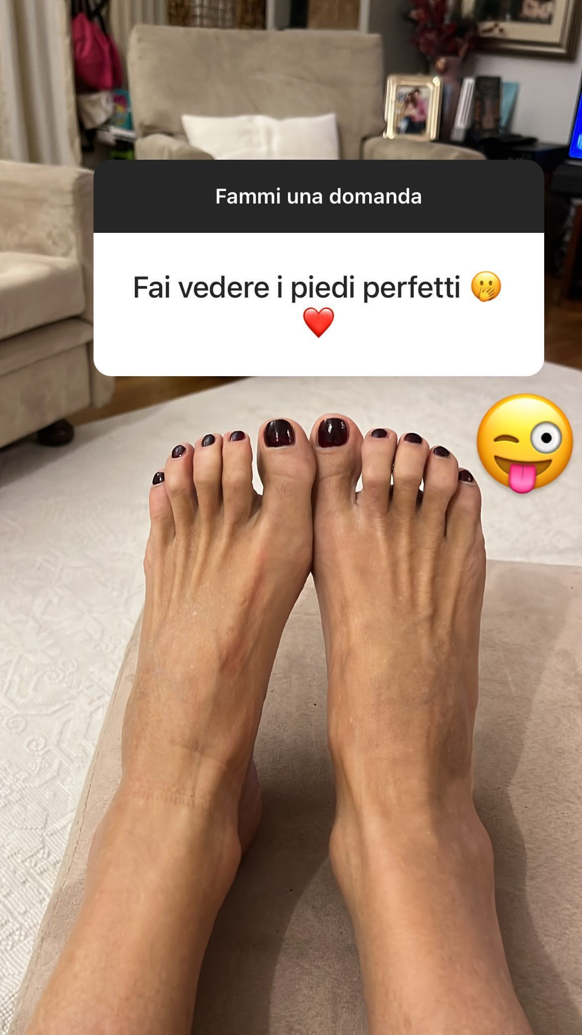 Milena miconi feet